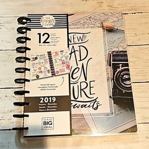 NWT 2019 12 month Big size Happy Planner-Horizontal layout